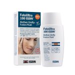 ضد آفتاب بی رنگ اکتیو یونیفای SPF50 ایزدین